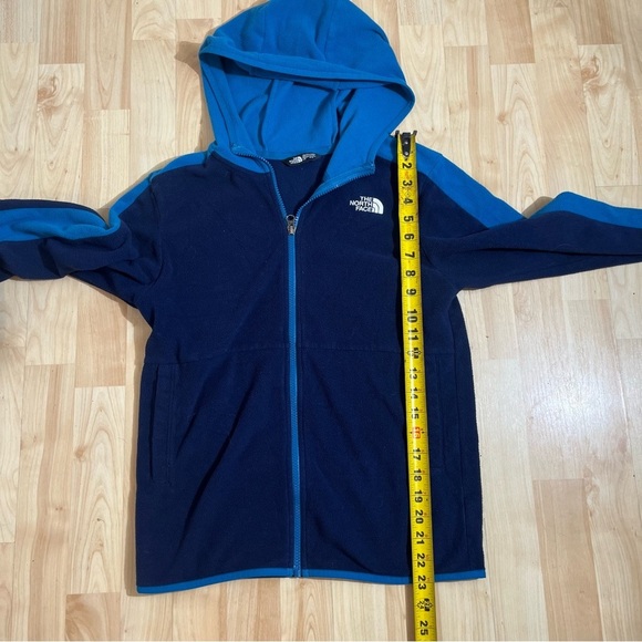THE NORTH FACE Glacier Full Zip Hoodie Boys Tnf Navy Youth Size Large - Picture 2 of 6